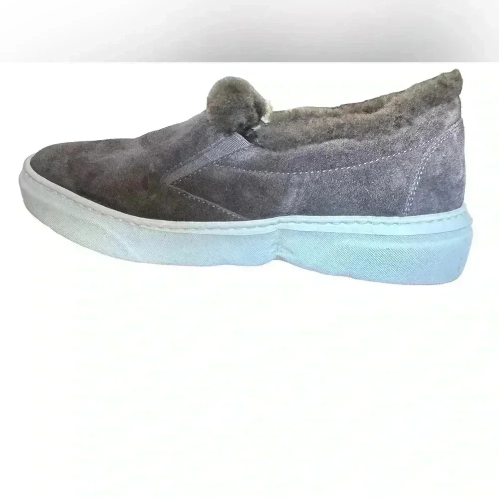 M. GEMI The Cerchio Shearling Sneakers Slip-On
